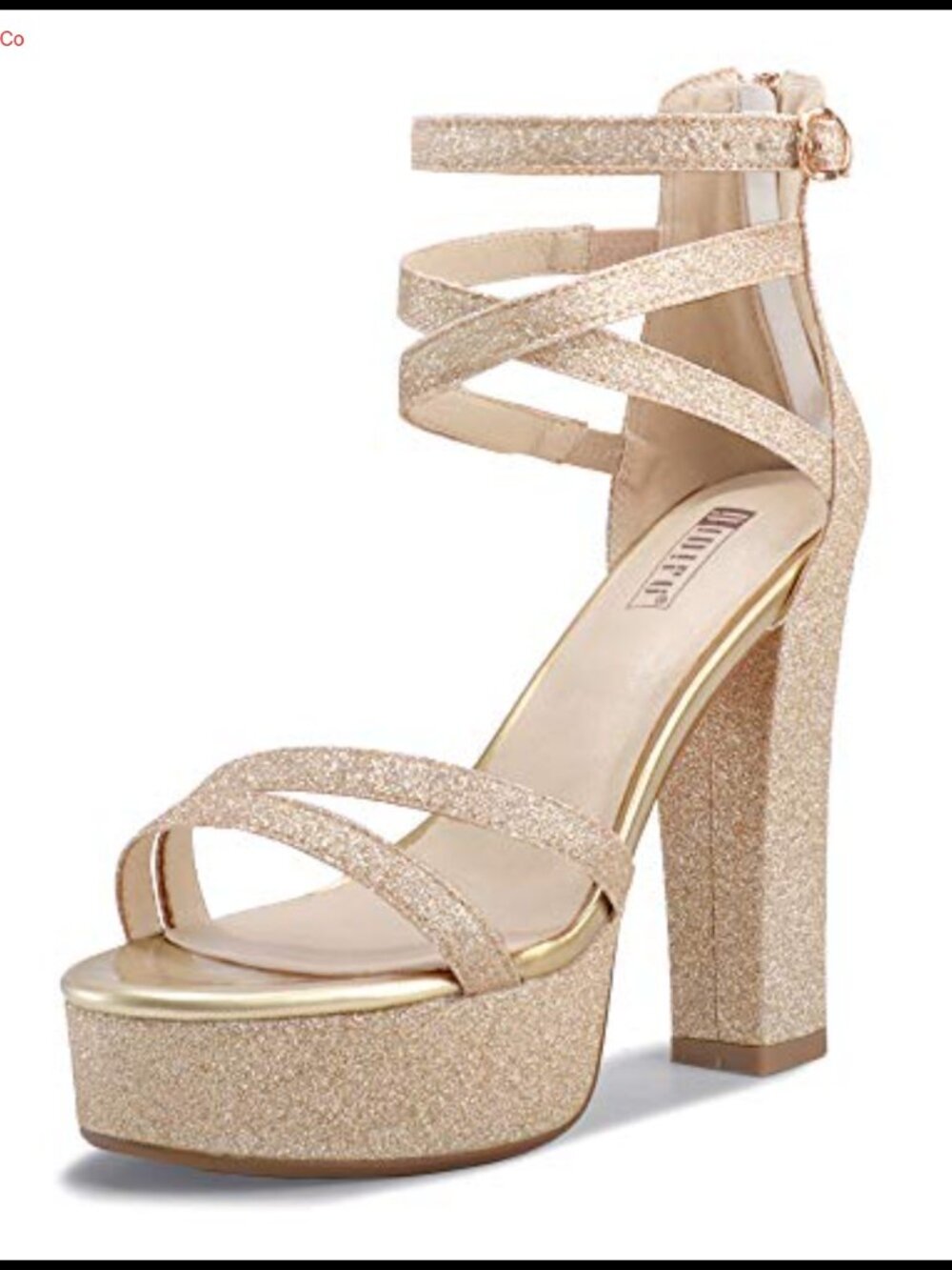 Women's Platform Chunky High Heel Ankle Strap Sandals Dressy Party Wedding